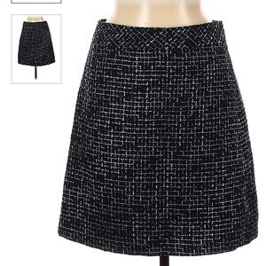 NWT J.Crew A-line Tweed Mini Skirt